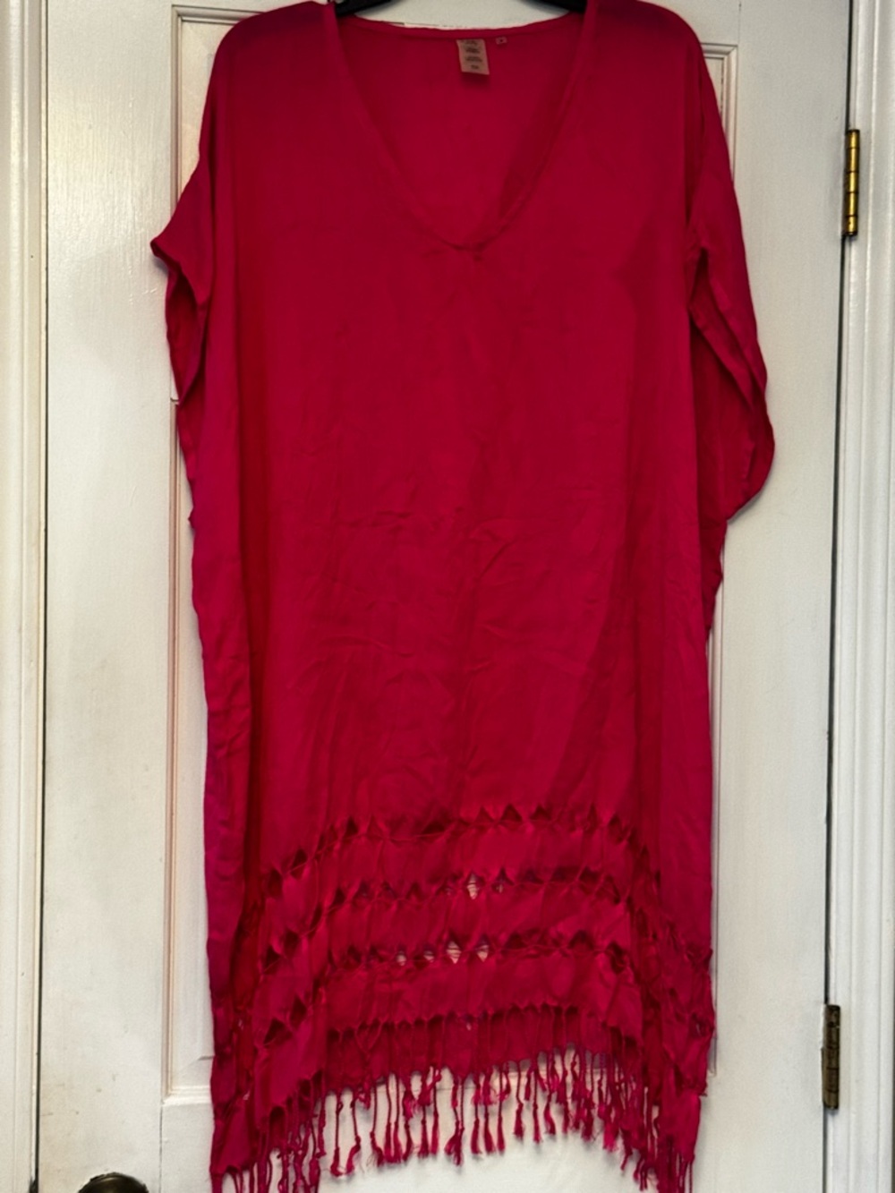 Pink Rayon Swim Coverup
